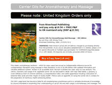 Tablet Screenshot of carrieroilsforaromatherapy.com